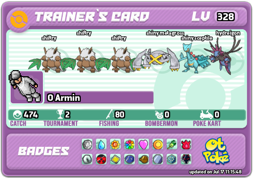 O Armin Card otPokemon.com