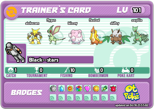 Black--stars Card otPokemon.com