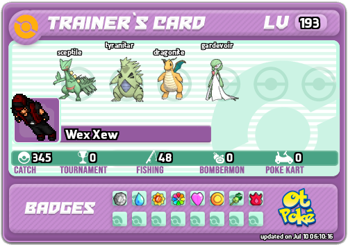 Wex Xew Card otPokemon.com