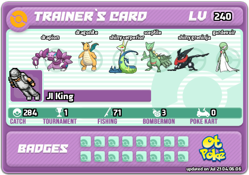 Jl King Card otPokemon.com