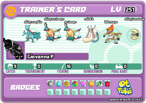 Giovanna P Card otPokemon.com