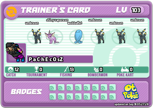 P a C h E c O sZ Card otPokemon.com