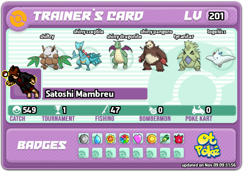 Satoshi Mambreu Card otPokemon.com