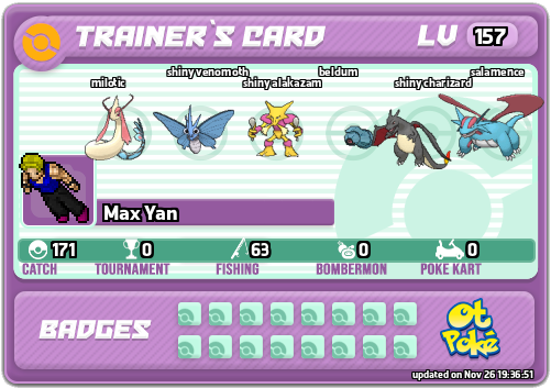 Max Yan Card otPokemon.com