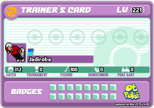 Jadiroba Card otPokemon.com