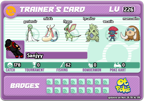 Sanjyy Card otPokemon.com