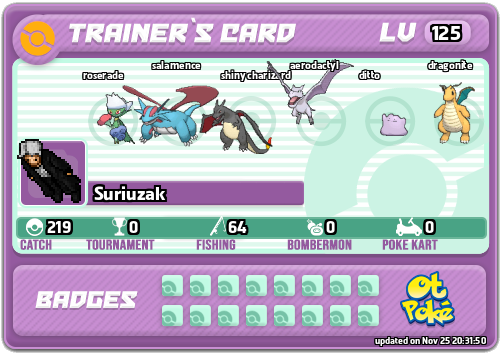 Suriuzak Card otPokemon.com