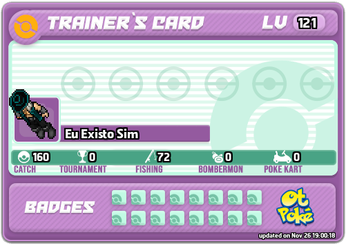 Eu Existo Sim Card otPokemon.com