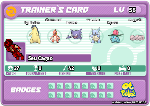 Seu Cagao Card otPokemon.com