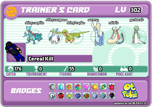 Cereal Kill Card otPokemon.com